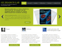 Tablet Screenshot of gezhanglab.com